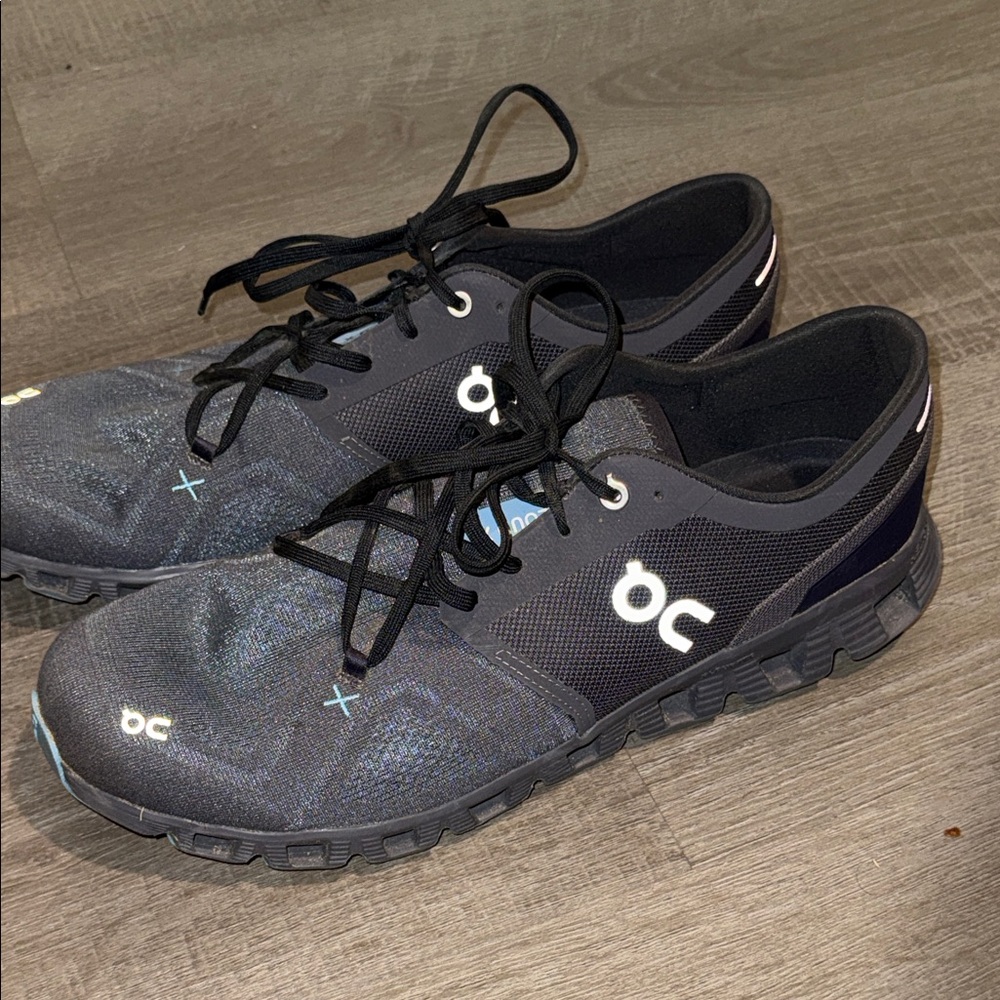 On Running Black and Gray Sneakers